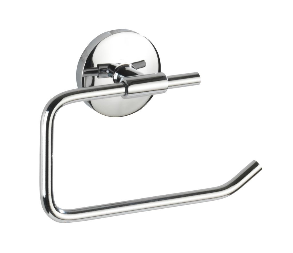 WENKO Toiletten Papier Rollen Halter Cuba ohne Deckel Bad Produktbild 
