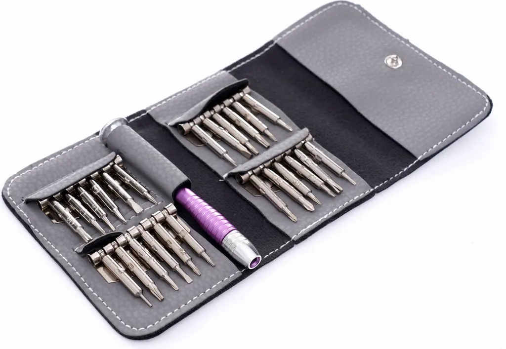 Kraft&Dele KD10953 Jeu de 25 Tournevis de Précision pour Électronique