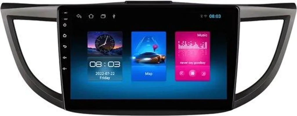 Station de navigation GPS Honda CR-V 2012 à 2016 avec écran QLED