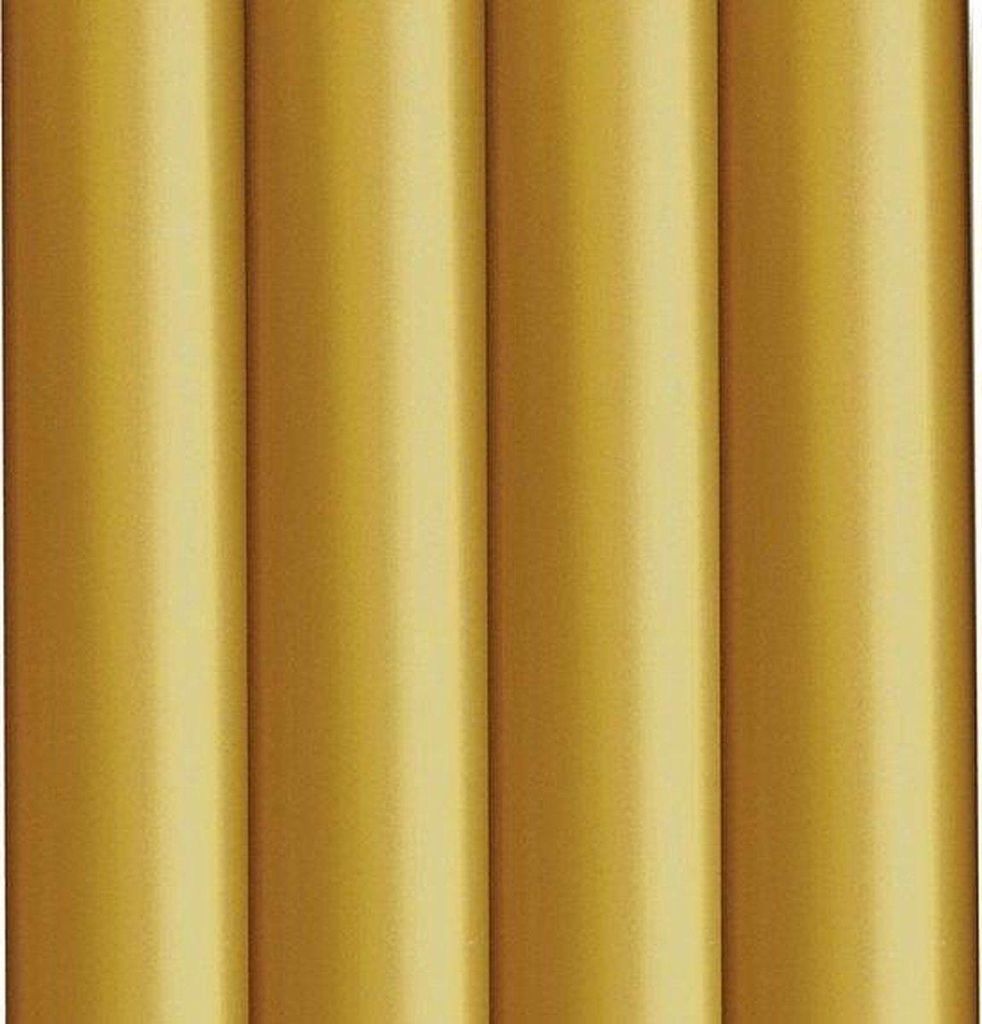 Hochglänzendes goldfarbenes Metallic - Folien – s Geschenkpapier – 200 x 70 cm – 5 Rollen