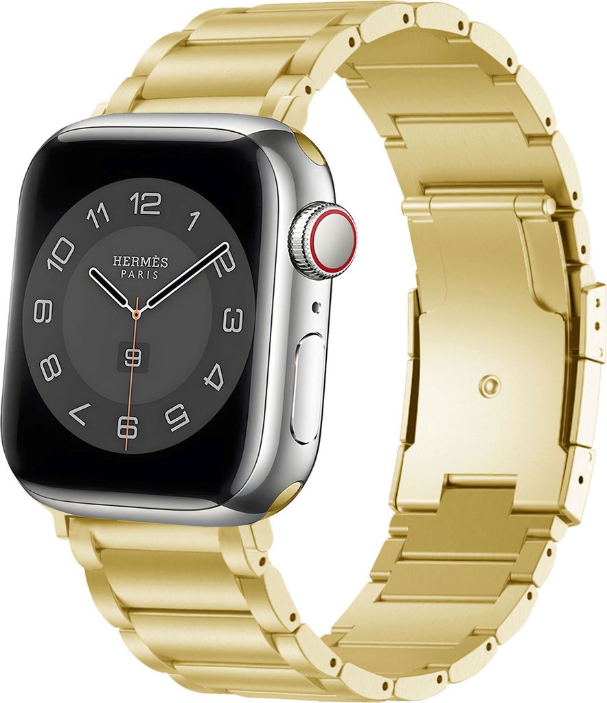 Strap-it Apple Watch Titanarmband (Gold) - Große: 38 - 40 - 41mm