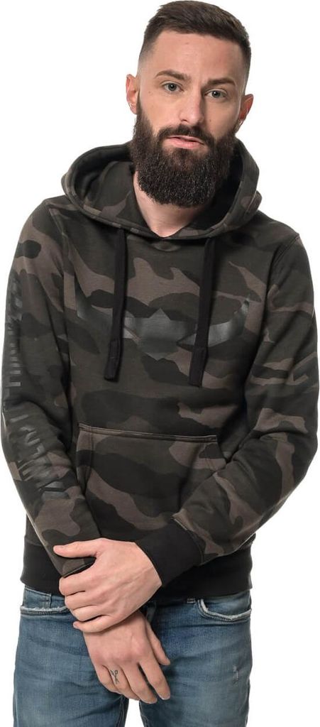 ROCK-IT Apparel Herren Camouflage Kapuzenpullover, weicher premium Stoff. Größen S-5XL XXL Dark Camo