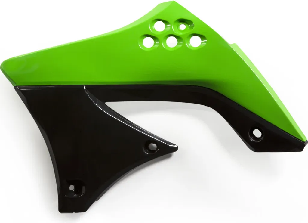 Carénages latéraux de radiateur Acerbis KX 450 F 2009 Vert Noir