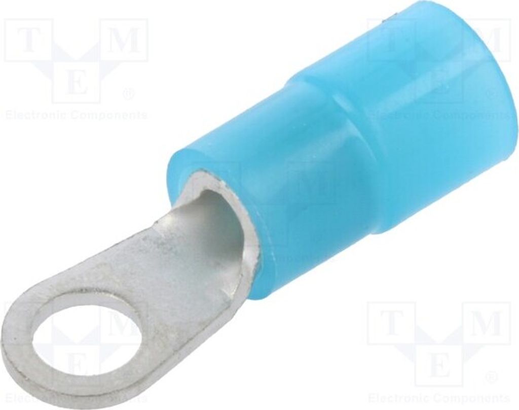 10x Ringkabelschuh Klemmverbindung Ø: 3,7mm M3,5 1÷2,5mm2 blau FNGS3.5-2.5 Isolier
