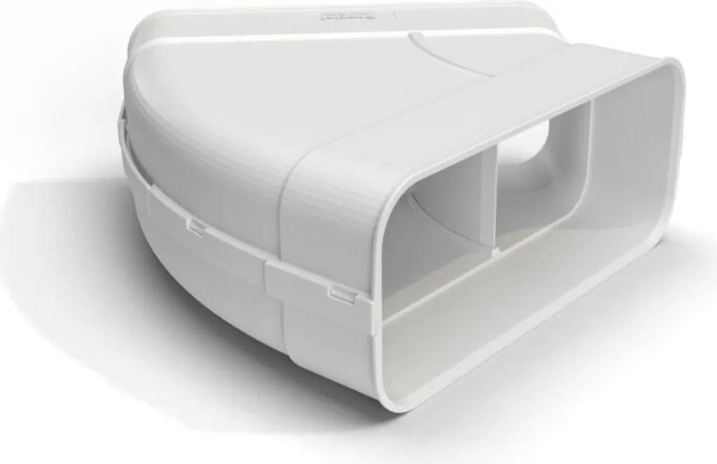 OptimAIRo 150 Coude horizontal 45° pour installation de hotte N20057