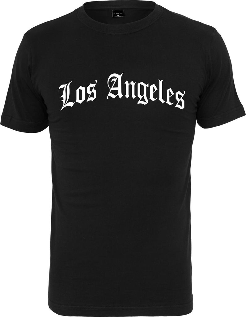 Mister Tee T-Shirt Los Angeles Wording Tee Black-XS