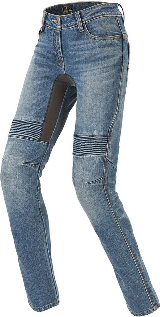Spidi Furious Pro Damen Motorradjeans, hellblau, 33