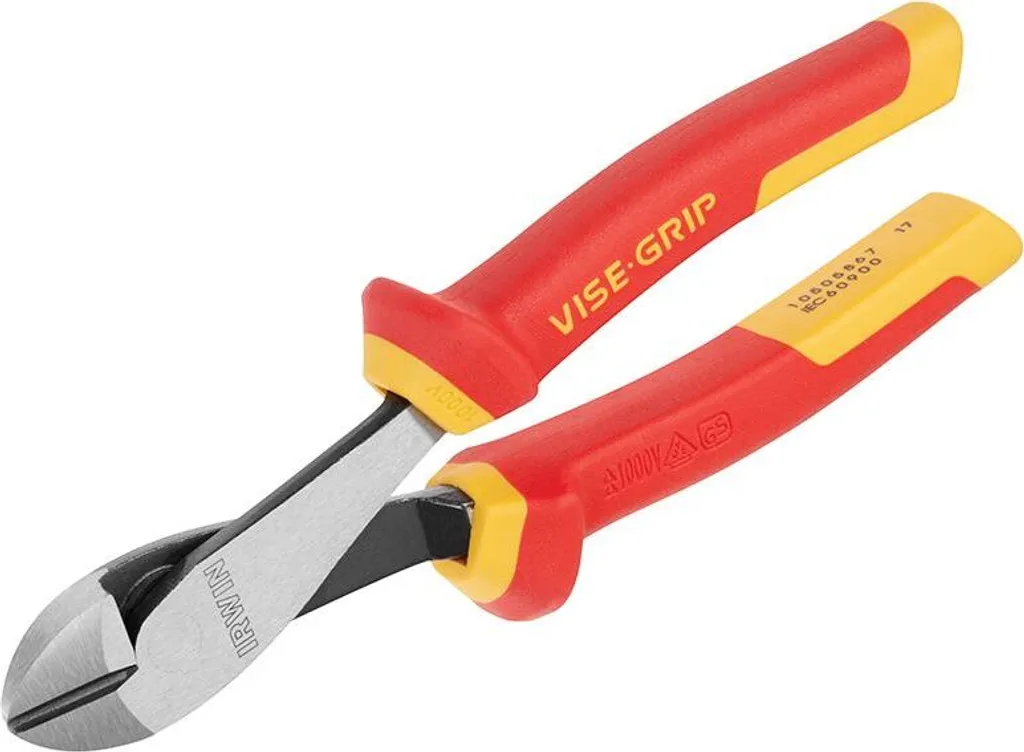 IRWIN Pince diagonale VDE 8" isolée 1000V avec poignées ProTouch