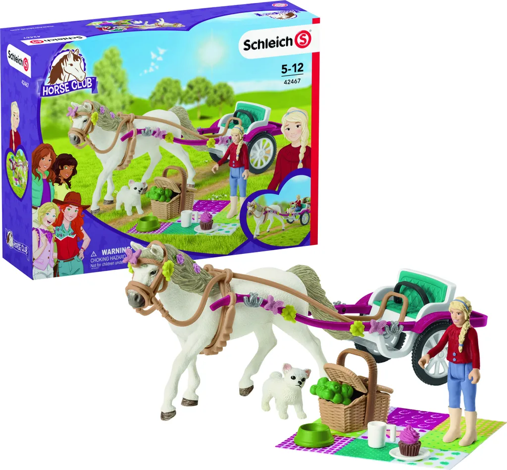 Calèche Schleich 42467 avec Figurines et Accessoires de Concours - 6