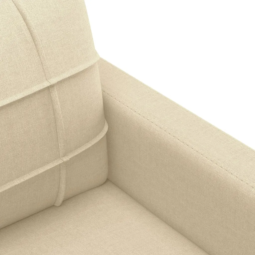 Fauteuil canapé crème 60 cm tissu : la solution compacte petits espaces - 6