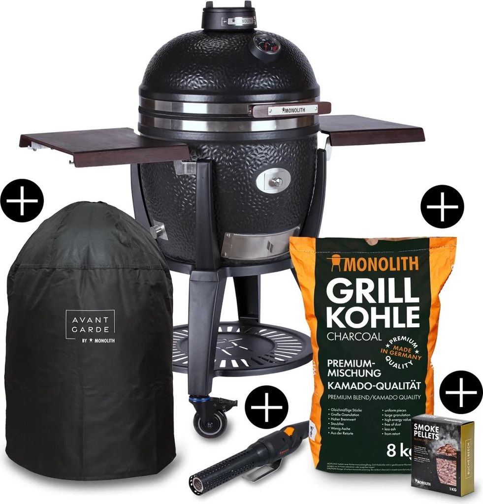 Monolith Starterset AVANTGARDE.55 Keramikgrill mit Gestell inkl. Zubehör-Paket 301000-AVG-START