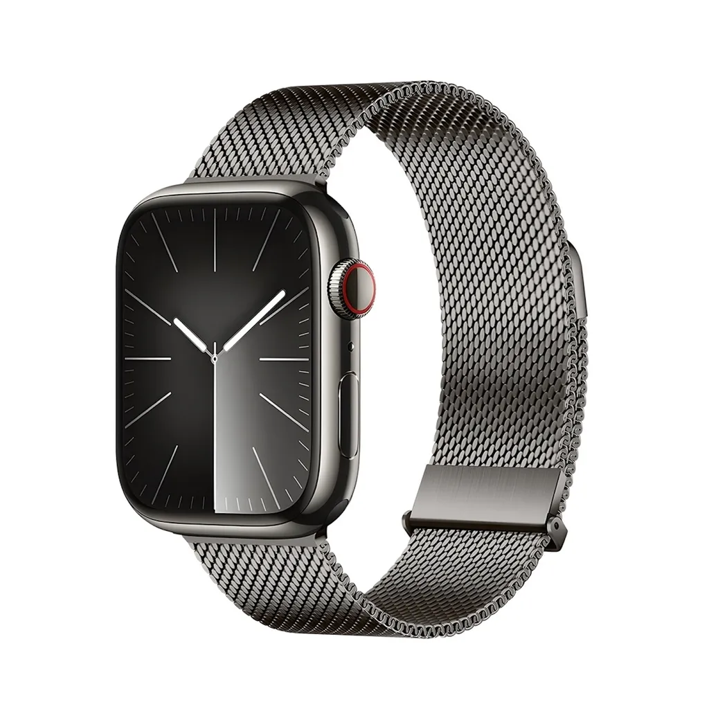 Cinturino Acciaio Grigio Apple Watch SE 44mm Dux Ducis Milanese