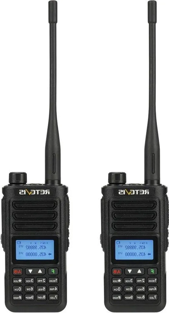 Talkie-walkie IP68 bi-bande avec batterie 2500 mAh haute autonomie - 2x