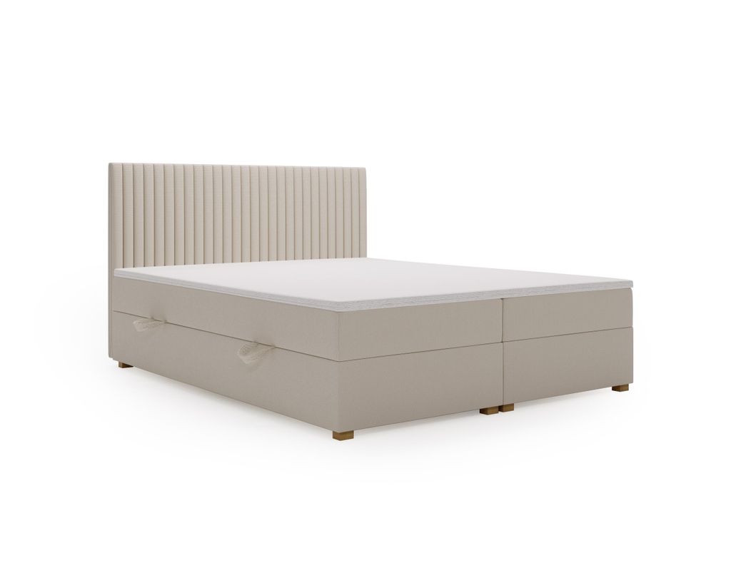 Kontinental-Bett Maldo 160x200 mit Stauraum und Bonell Paros 02 Iwmar Möbel