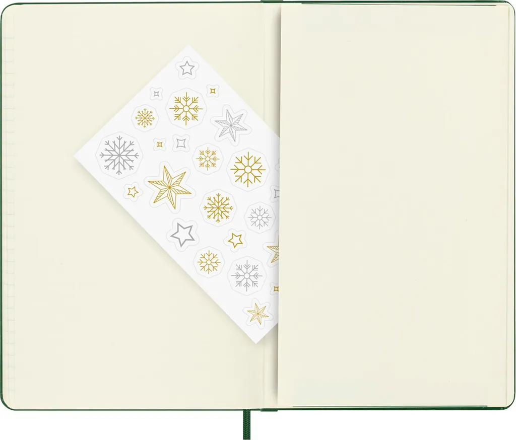 Carnet de notes Moleskine Holiday L/A5 Vert Myrte - Reliure Rigide - 5