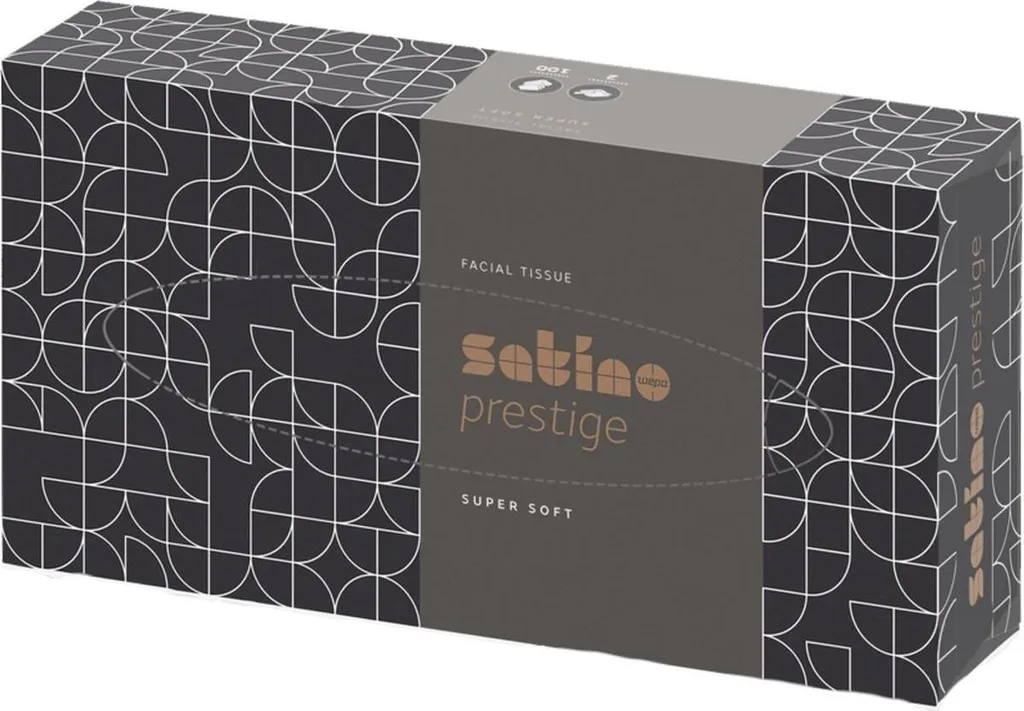 Boîte de mouchoirs en papier Satino Prestige 2 plis pour pro - 40 pces