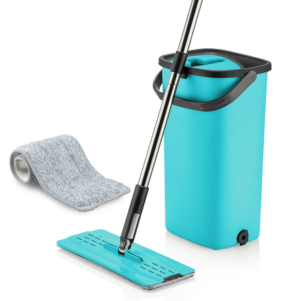 STEPY Wischmopp STEPY INTENSE Reinigungsset Bodenwischer Wischpresse für die Bodenpflege