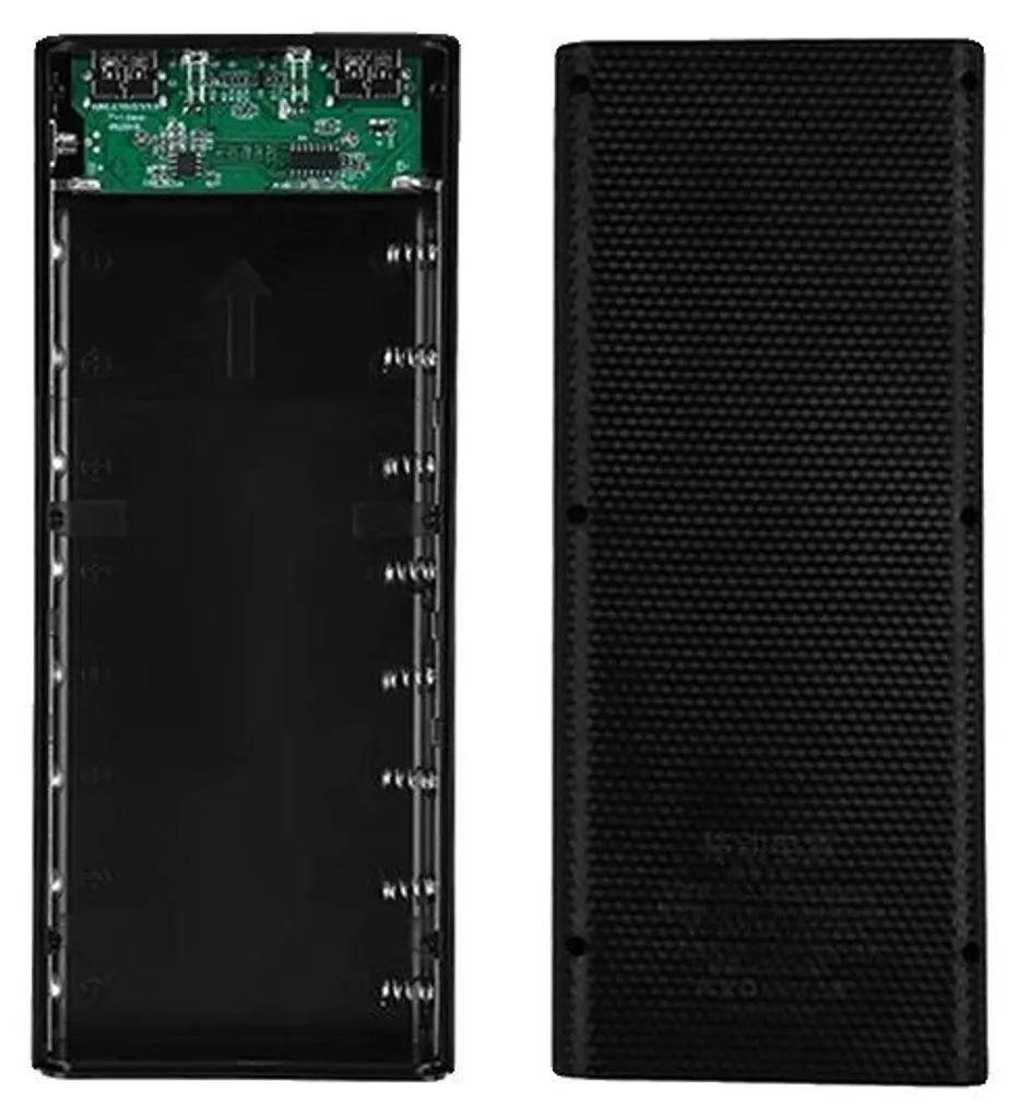 Rangement pour 8 piles idéal voyage avec écran LCD de diagnostic