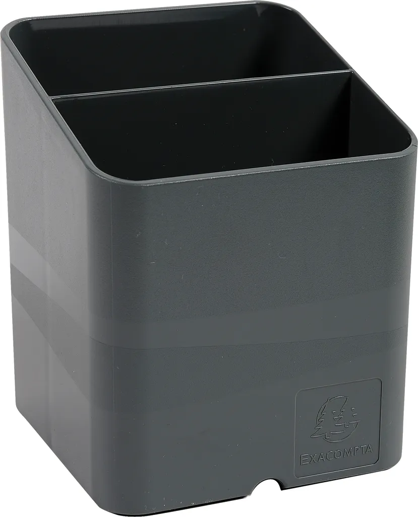 Set de 10 Pots à Crayons Pen-Cube Gris Anthracite Stable et Robuste - 2