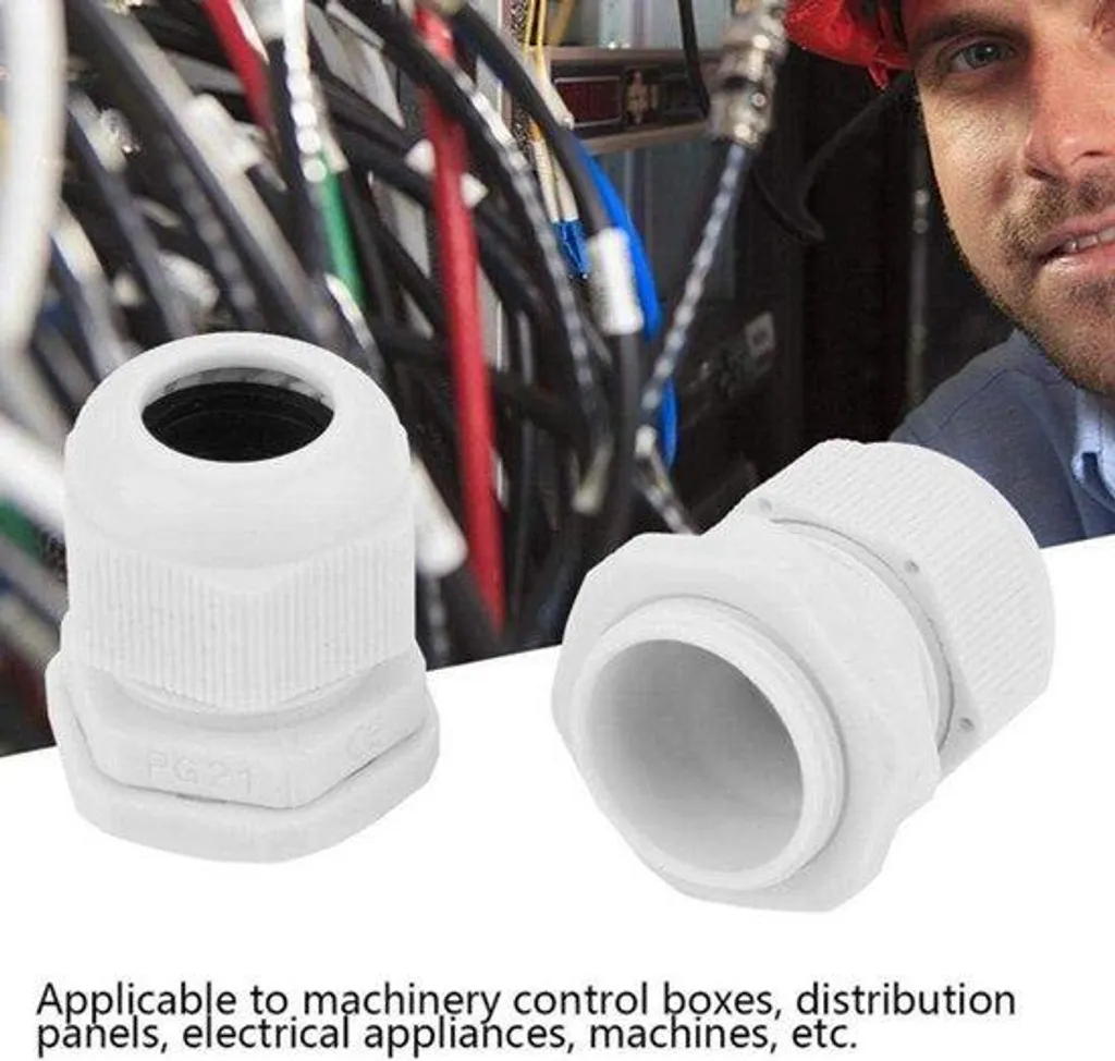 Connecteurs de câbles blancs IP68 lot de 10 contre humidité et eau