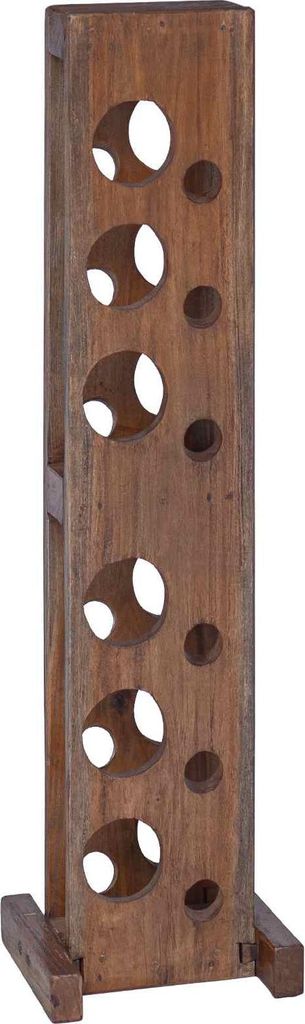 Regal Braun 20 x 25 x 100 cm Massives Mahagoni Holz