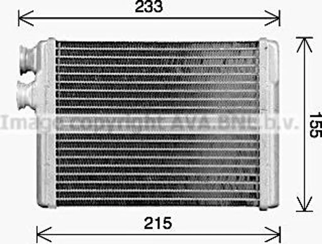 Radiateur de Chauffage AVA PE6429 compatible avec 308 - OE 1610530280