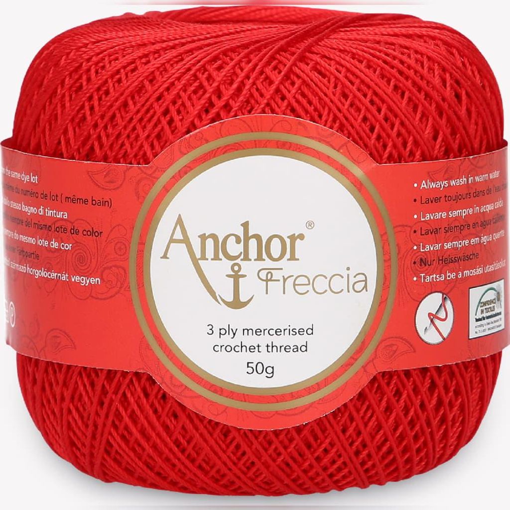 Anchor Freccia 12 – fil de coton fin pour le crochet Image du produit 