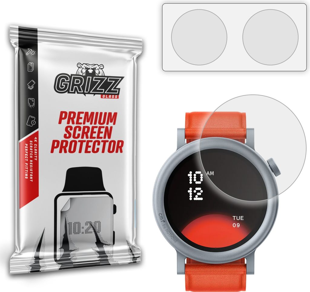 Matte Folie GrizzGlass PaperScreen für Nothing CMF Watch Pro 2