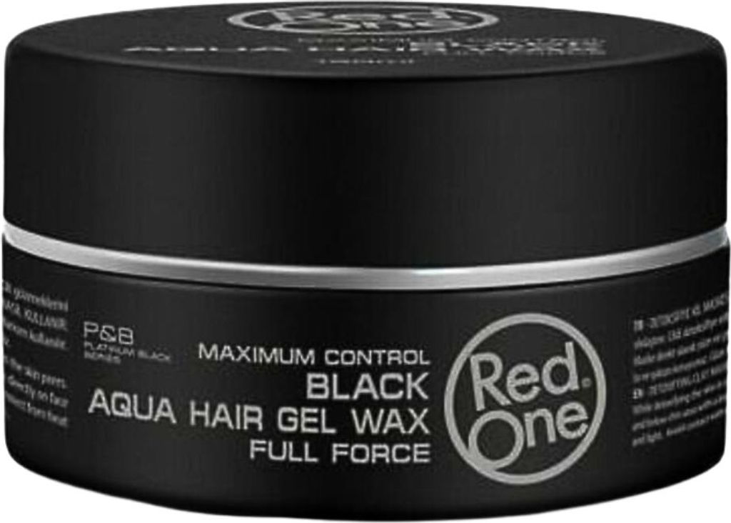 Red One - Cire pour cheveux - Noir - Aqua Hair Gel Wax - Image du produit 