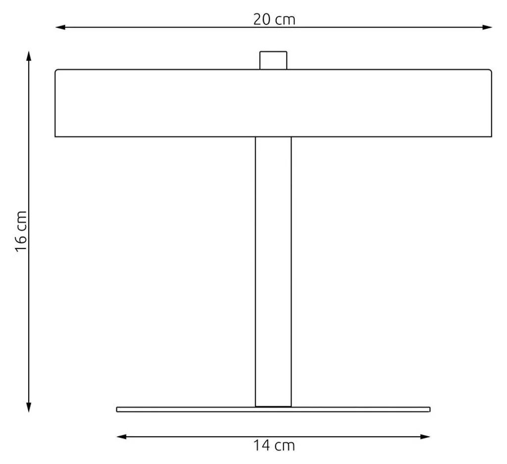 Lampe table compacte NEMO métal blanc 2xG9 pour petits espaces sombres