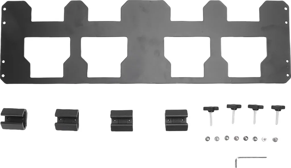 Support de montage Packout demi-largeur en acier renforcé noir mat