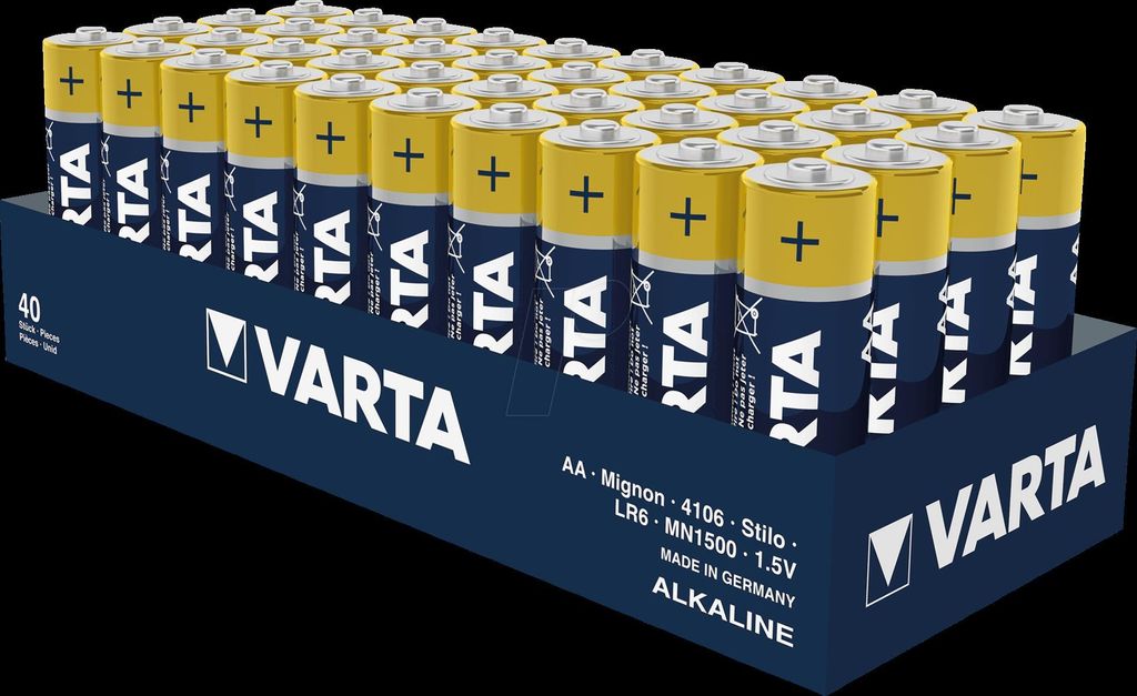 Varta Batterie LONGLIFE  AA      40St. Immagine del prodotto 