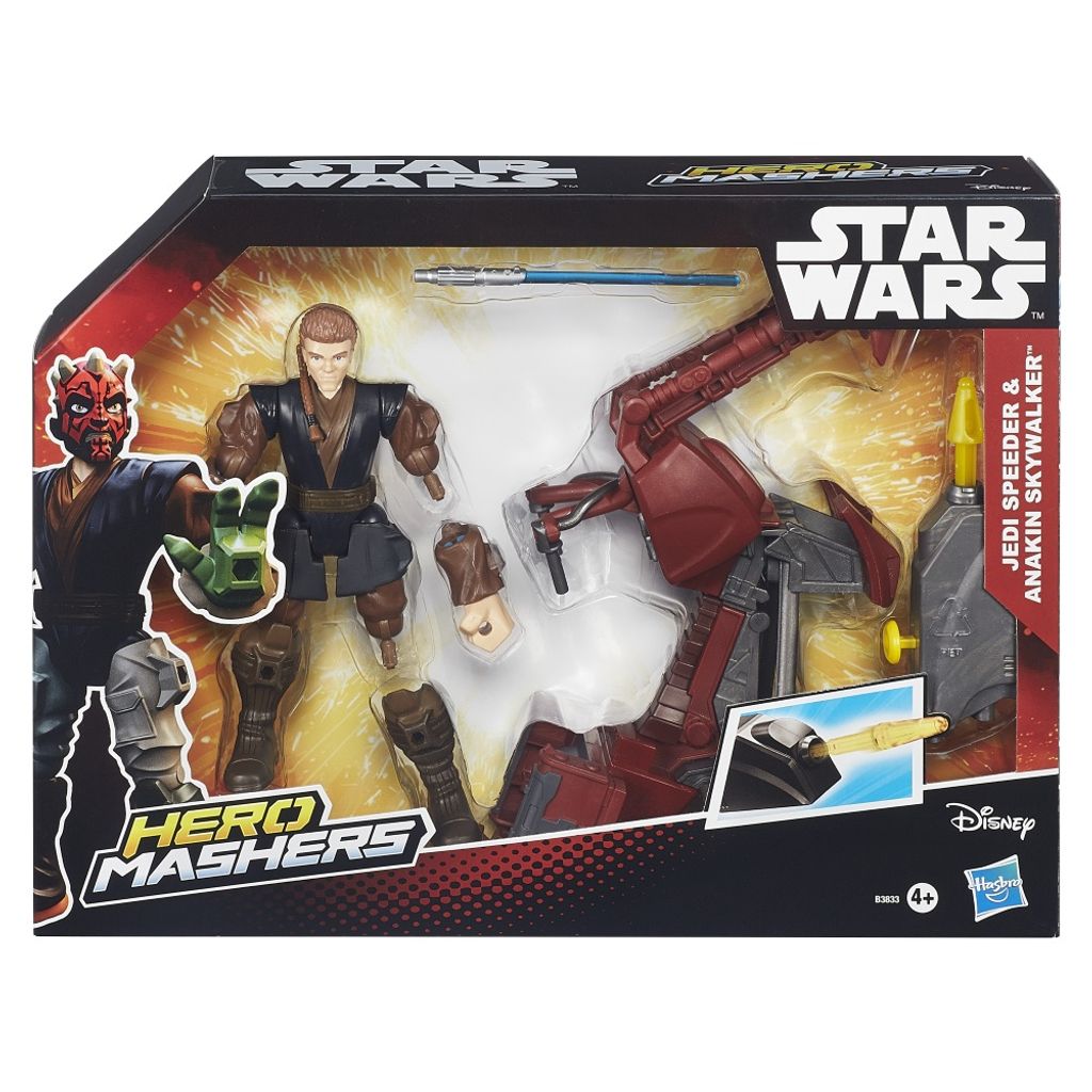 Hasbro Star Wars Hero Mashers Speeder Speederbike Anakin Skywalker