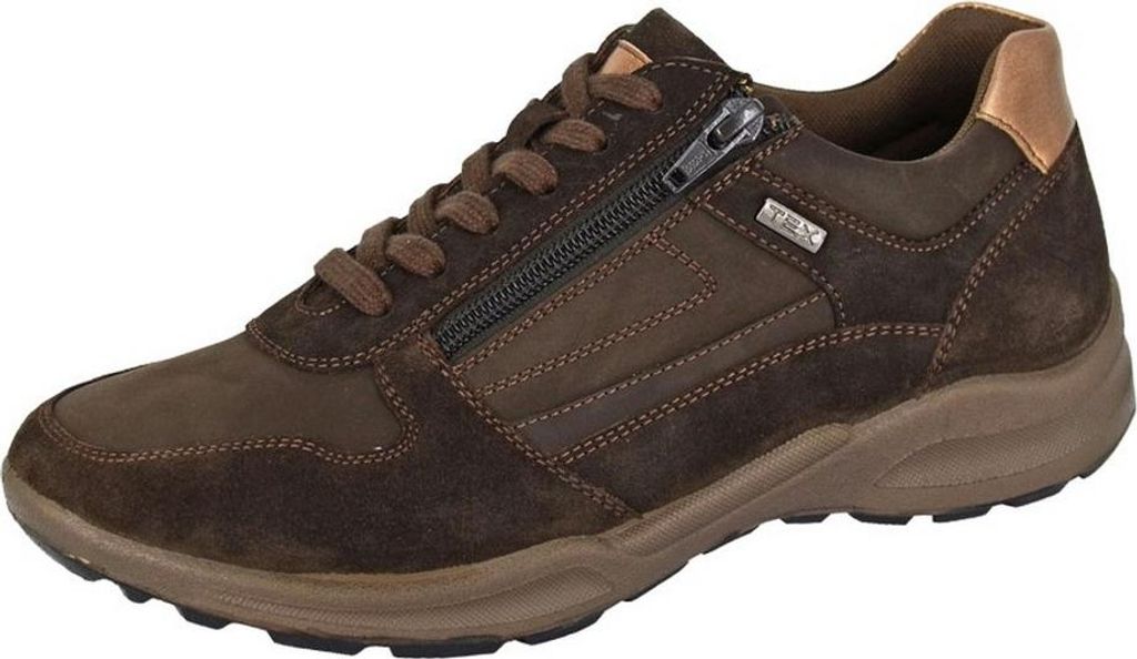 Mod Comfys - "Tissington" Sneaker für Damen, Nubukleder DF4587 (42 EU) (Braun)