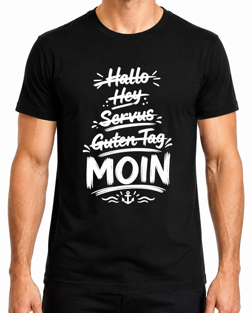 Moin Hallo Servus Guten Tag Norddeutschland Statement Produktbild 