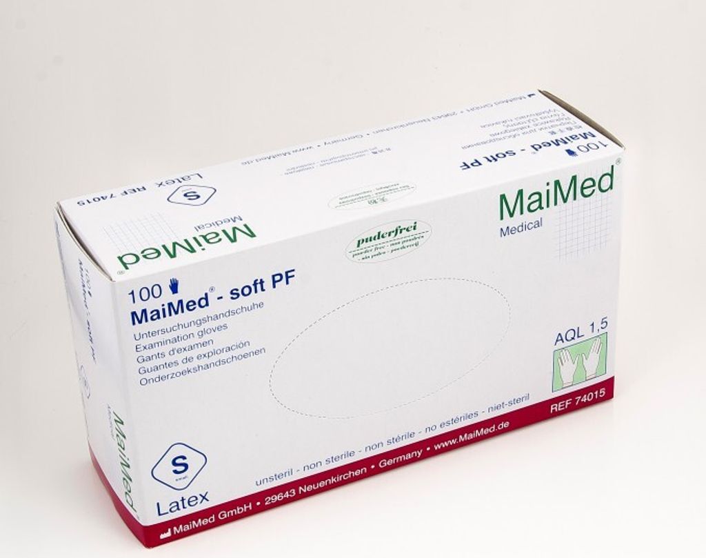 MaiMed Einmalhandschuhe med-soft Latex Größe S Produktbild 8