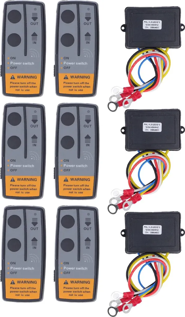 Kit Commande à Distance Universelle pour Treuil de Camion et ATV 12V