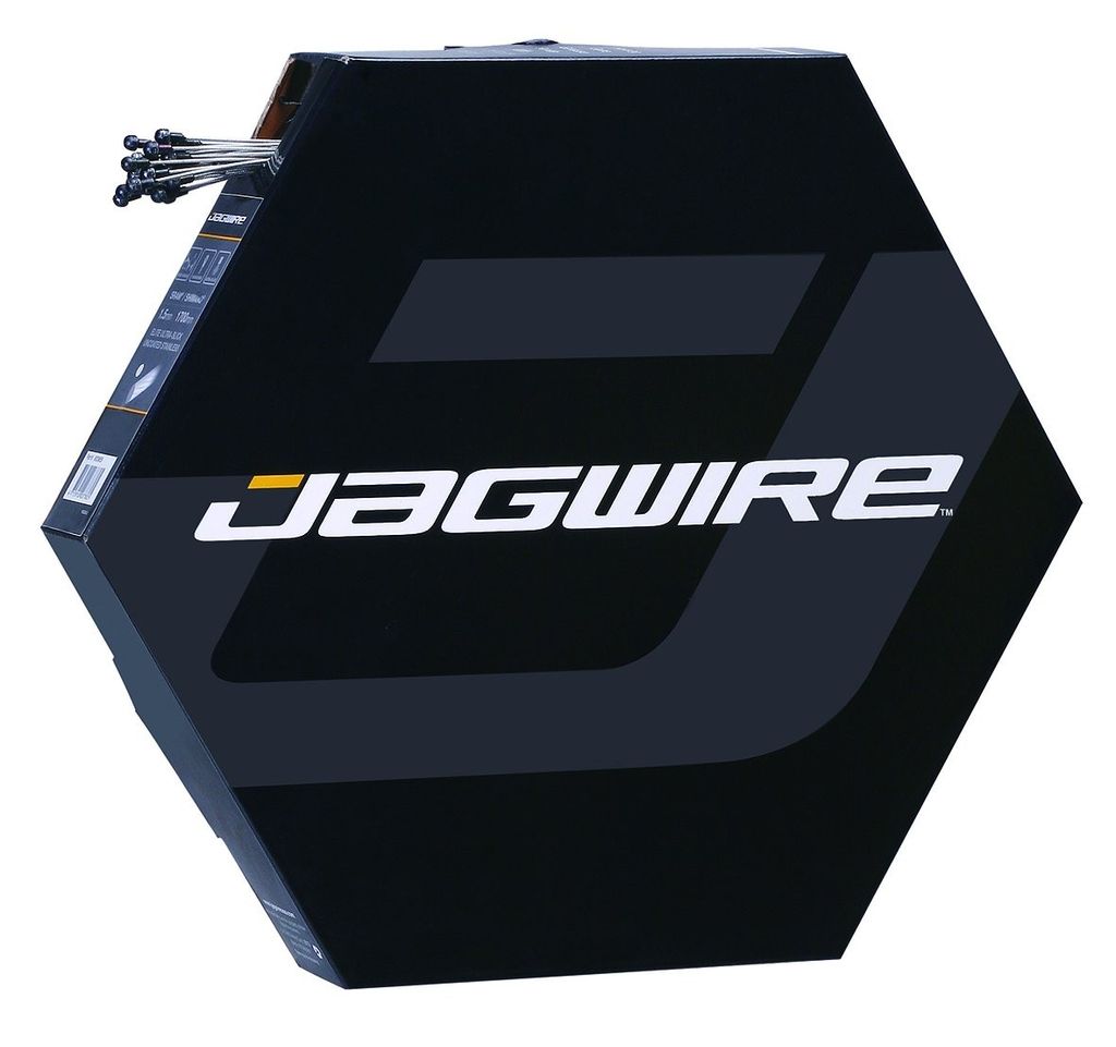 Jagwire 8009801 Road Brake Cable - Elite Polished Ultra-Slick Stainless - 1.5X2000mm - SRAM/Shimano