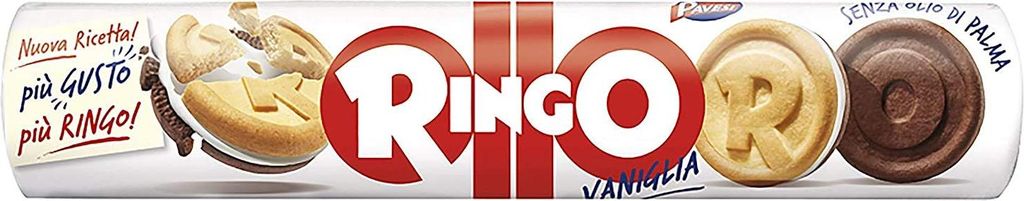6x Pavesi Ringo Kekse kekse mit Vanille 165 g cookies italien biscuits snack