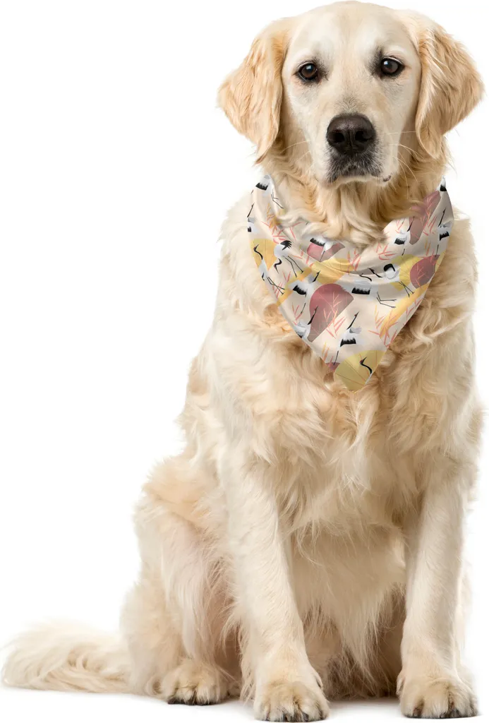 Offerta Bandana ABAKUHAUS Pet | Stampa Digitale Gru 40x40