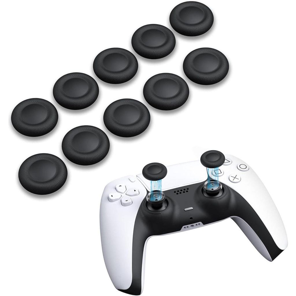 10x Joystick Ersatz Thumb Grip Caps für PS5 / PS4 Produktbild 