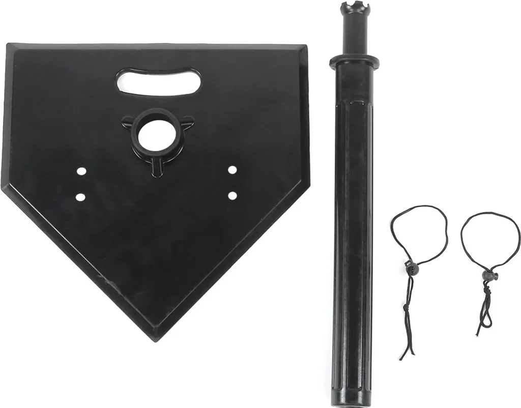 Tee de Baseball Réglable pour Entraînement de Softball avec Trépied Noir