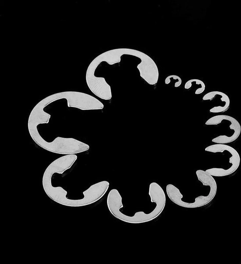 Lot de Circlips 1,5-10mm en Acier Inox 304 Durable pour Mécanique