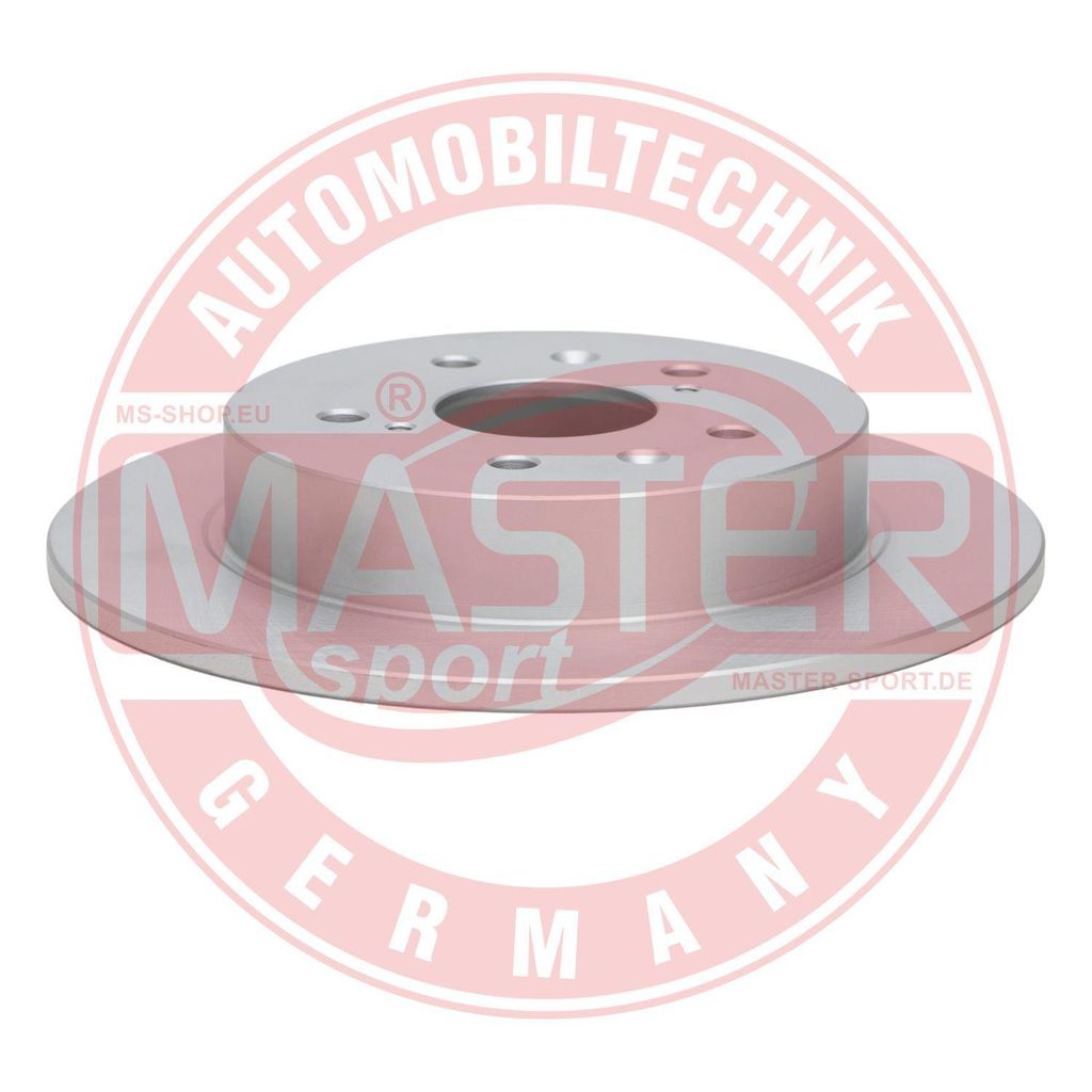 2x MASTER-SPORT Bremsscheibe 24010901601PR-PCS-MS hinten 43 1mm 169mm 278mm
