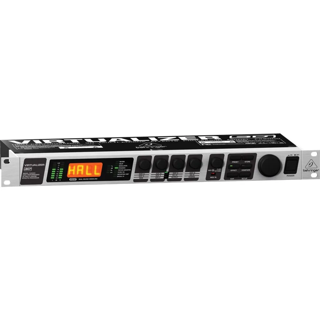 Behringer FX2000 Virtualizer 3D Processeur de Effets Multi-Moteur Noir