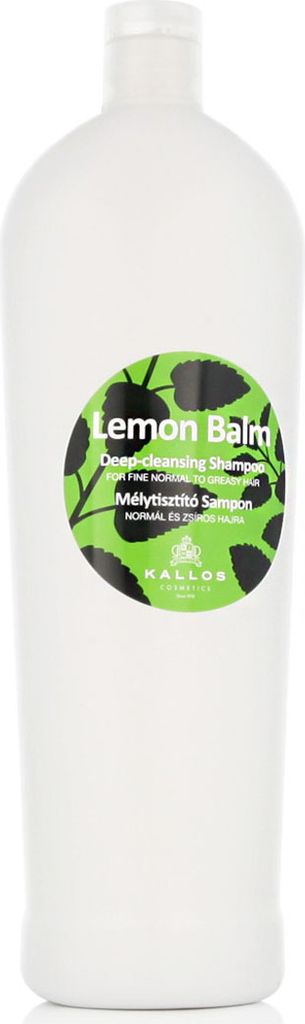 Kallos Lemon Balm Deep Cleansing Shampoo 1000 ml