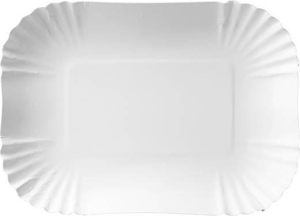 Ovale Papierablage 17 x 13 x 3 cm 250 Stück.