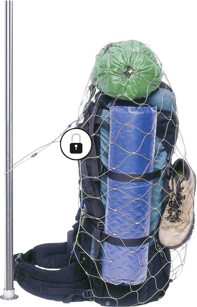 Pacsafe 120L - Antivol de sac et filet de protection pour bagage - Sécurité