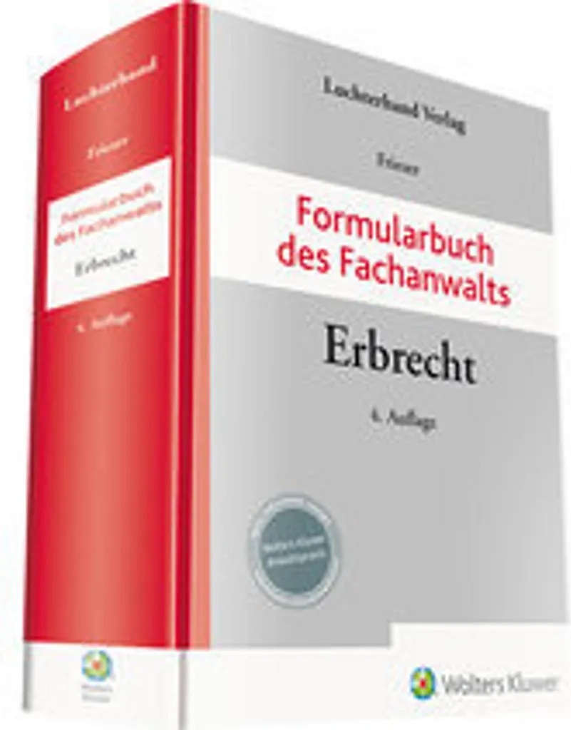 Formularbuch Erbrecht pour Rédiger un Testament Allemand Conforme