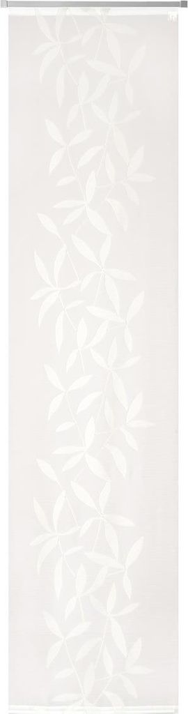 Neutex Schiebevorhang mit Alupaneelwagen mit Beschwerungsstab Iris-S-60 H x B 245 x 60 cm wollweiß